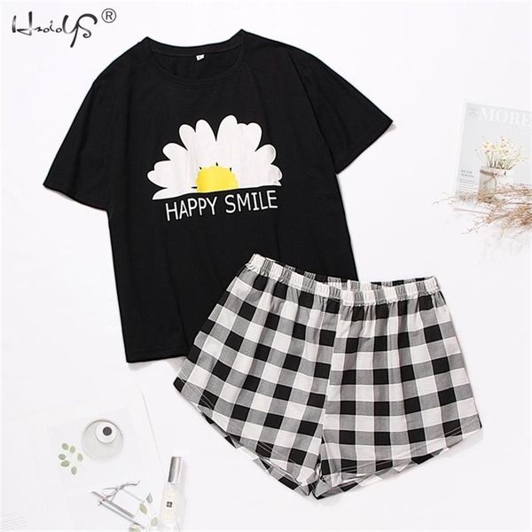 cotton pajama set female heart print pijamas mujer short sleeve t-shirt and shorts ladies' pyjamas summer sleepwear home clothes 210809, Black;red
cotton pajama set female heart print pijamas mujer short sleeve t-shirt and shorts ladies' pyjamas summer sleepwear home clothes 210809, Black;red
