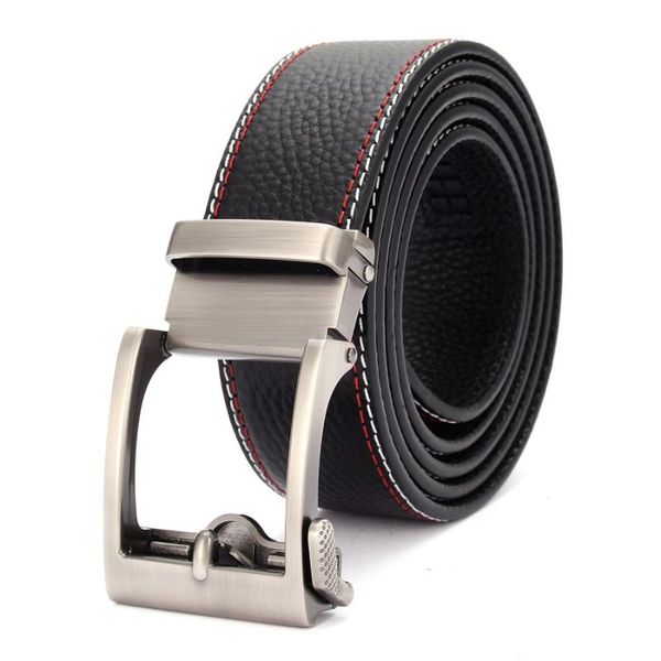 belts leather for men men's belt, with genuine automatic buckle black\coffee, Black;brown
belts leather for men men's belt, with genuine automatic buckle black\coffee, Black;brown