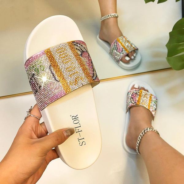 slippers rhinestone women's casual slipper women thick platforms shoes flip flops ladies slides rome beach sandals, Black
slippers rhinestone women's casual slipper women thick platforms shoes flip flops ladies slides rome beach sandals, Black
