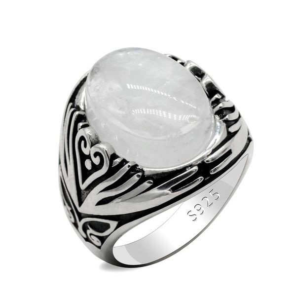 cluster rings vintage thai 925 sterling silver for men with natural white crystal stone men's ring handmade jewelry women dating gift, Golden;silver
cluster rings vintage thai 925 sterling silver for men with natural white crystal stone men's ring handmade jewelry women dating gift, Golden;silver