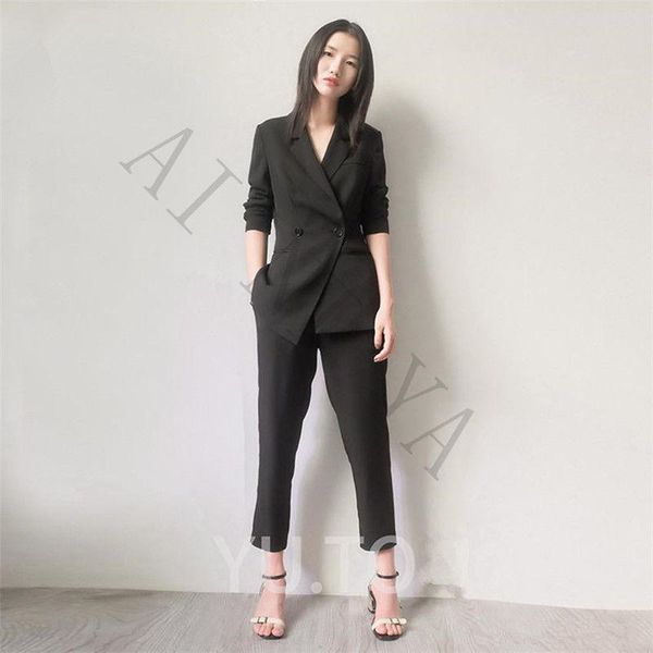 office suits and pant set women business formal work for wedding fashion women's two piece pants, White
office suits and pant set women business formal work for wedding fashion women's two piece pants, White