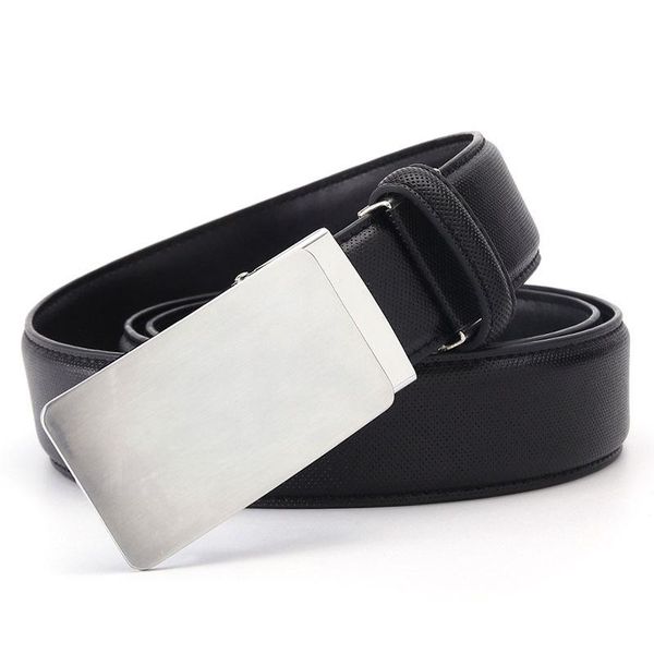 belts men's toothless leather belt with automatic buckle concise and generous flat formal wear casual waistband, Black;brown
belts men's toothless leather belt with automatic buckle concise and generous flat formal wear casual waistband, Black;brown