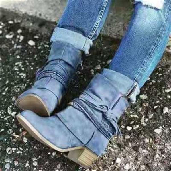 boots sagace ladies casual retro roman style solid color strap lace woven zipper low heel women's comfortable shoes, Black
boots sagace ladies casual retro roman style solid color strap lace woven zipper low heel women's comfortable shoes, Black