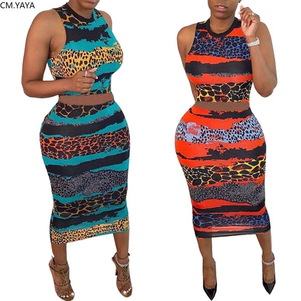 women summer leopard print tank bodycon midi skirts trasuit outfit fashion two piece set matching setby air, White
women summer leopard print tank bodycon midi skirts trasuit outfit fashion two piece set matching setby air, White