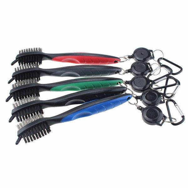golf training aids club cleaning brush with double sided nylon bristle retractable carabiner clip groove cleaner
golf training aids club cleaning brush with double sided nylon bristle retractable carabiner clip groove cleaner