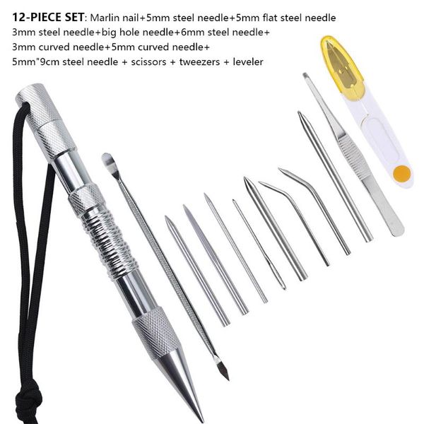outdoor gadgets 12pcs paracord needle set aluminum fid lacing needles smoothing tool 8 size portable fast delivery
outdoor gadgets 12pcs paracord needle set aluminum fid lacing needles smoothing tool 8 size portable fast delivery