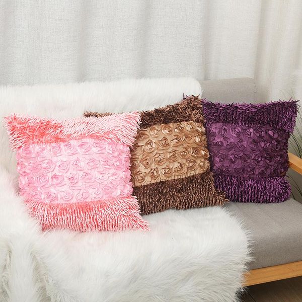 cushion/decorative pillow plush cushion cover 45x 45cm square solid color rose pattern patchwork pillowcase home sofa modern decorative case
cushion/decorative pillow plush cushion cover 45x 45cm square solid color rose pattern patchwork pillowcase home sofa modern decorative case