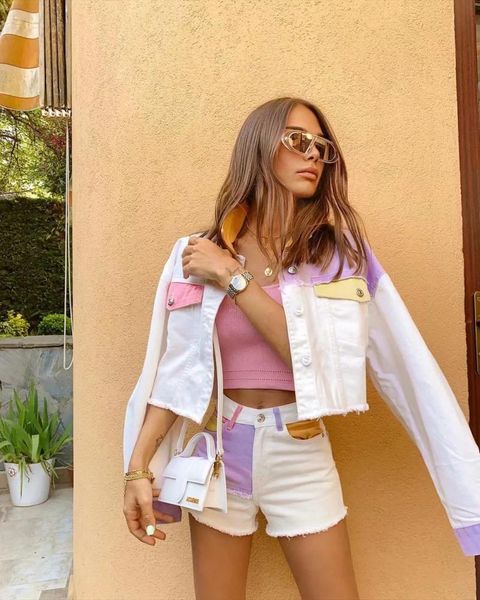 women's tracksuits women summer patchwork casual jacket female lapel long sleeve single breasted pocket blazer & mini button shorts, Gray
women's tracksuits women summer patchwork casual jacket female lapel long sleeve single breasted pocket blazer & mini button shorts, Gray