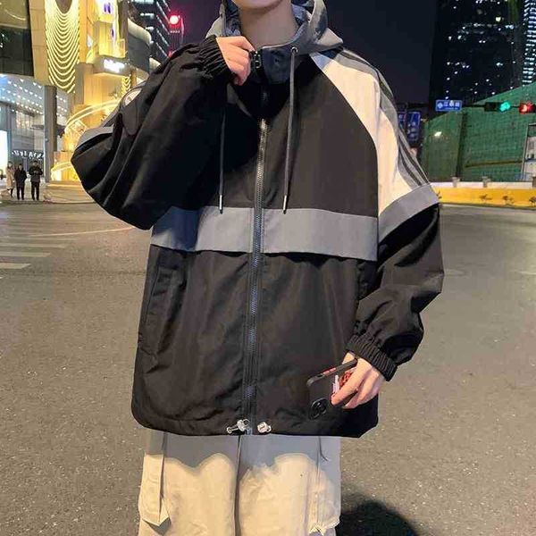 coat men's fashion brand 2021 autumn new tooling jacket trend ins hoodie, Black;brown
coat men's fashion brand 2021 autumn new tooling jacket trend ins hoodie, Black;brown