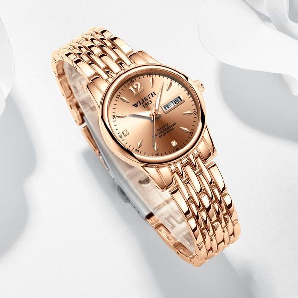 wristwatches wlisth women watch tungsten steel watches lovers gift rose gold chinese-english calendar quartz clock waterproof, Slivery;brown
wristwatches wlisth women watch tungsten steel watches lovers gift rose gold chinese-english calendar quartz clock waterproof, Slivery;brown