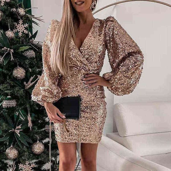 women deep v neck sequin bodycon dress new spring elegant puff shoulder party dress office fashion lantern sleeve dresses y1204, Black;gray
women deep v neck sequin bodycon dress new spring elegant puff shoulder party dress office fashion lantern sleeve dresses y1204, Black;gray