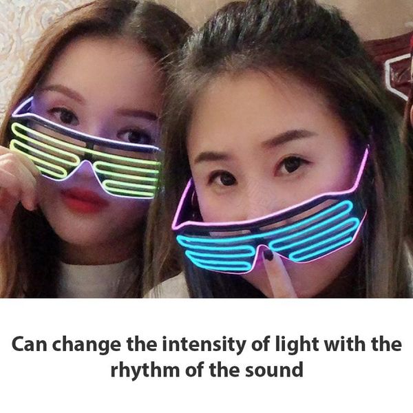 party decoration 1pc led luminous glasses halloween glowing neon christmas bril flashing light glow sunglasses glass festival supplies
party decoration 1pc led luminous glasses halloween glowing neon christmas bril flashing light glow sunglasses glass festival supplies