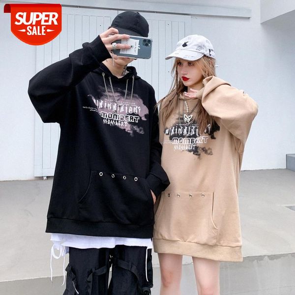 loose harajuku style wild card couple hooded sweater men and women jackets #tr7y, Black
loose harajuku style wild card couple hooded sweater men and women jackets #tr7y, Black
