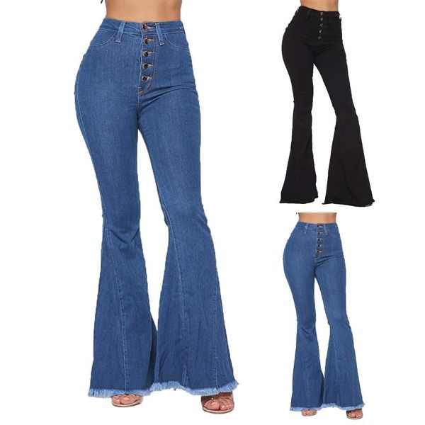 women's jeans women vintage denim flare pants ladies high waist fashion stretch pocket trousers plus size wide leg #t2q, Blue
women's jeans women vintage denim flare pants ladies high waist fashion stretch pocket trousers plus size wide leg #t2q, Blue