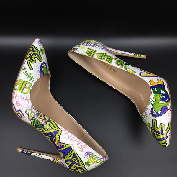 dress shoes fashion women pointed toe high heels pumps ladies party clubwear patent leather print aimirlly, Black 
dress shoes fashion women pointed toe high heels pumps ladies party clubwear patent leather print aimirlly, Black