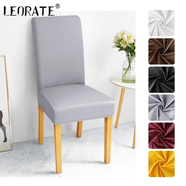 chair covers 6 colors waterproof pu leather dining cover solid color stretch protector for dinging living room
chair covers 6 colors waterproof pu leather dining cover solid color stretch protector for dinging living room