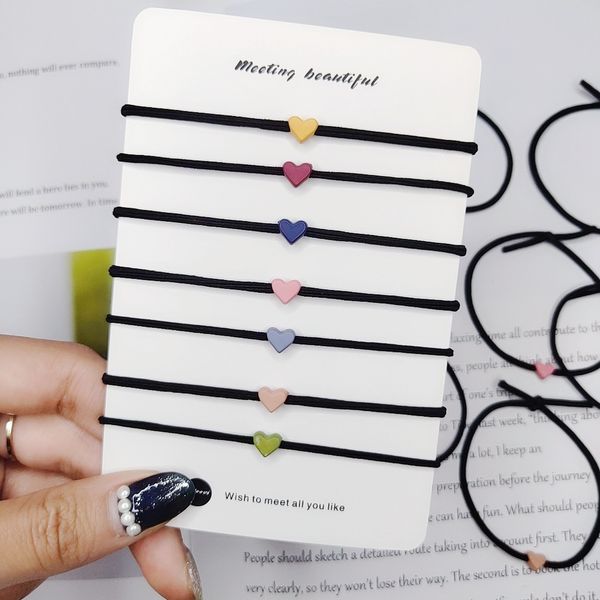 simple black pony tails holder hair rope high elastic accessories 1220258, Golden;silver
simple black pony tails holder hair rope high elastic accessories 1220258, Golden;silver