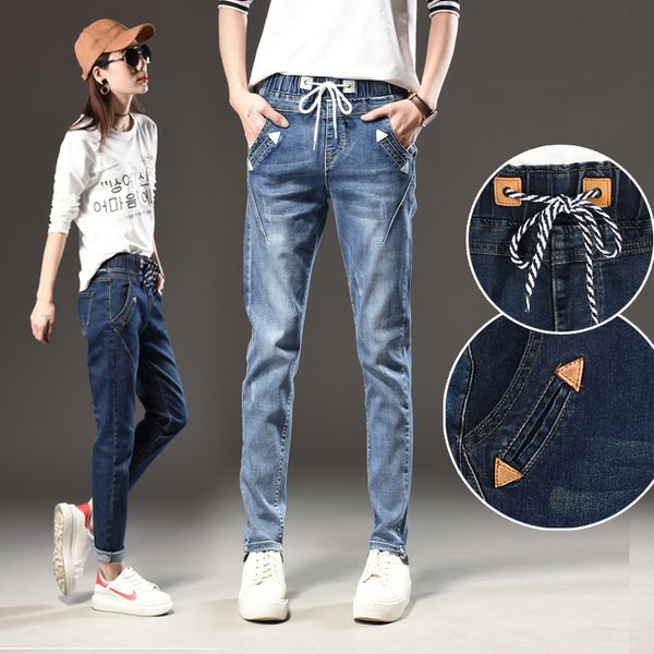 2011womens jeans girls fashion trousers black jeans elastic waistband woman full loose denim pants boyfriends wholesale, Blue
2011womens jeans girls fashion trousers black jeans elastic waistband woman full loose denim pants boyfriends wholesale, Blue