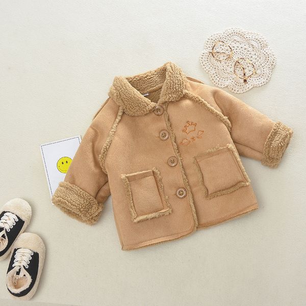 INS HOT baby Boys and girls winter coat velvet jacket 0-7 years old Embroidered cat Suede+Cashmere thick clothes hooded 3 colors, Yellow
INS HOT baby Boys and girls winter coat velvet jacket 0-7 years old Embroidered cat Suede+Cashmere thick clothes hooded 3 colors, Yellow