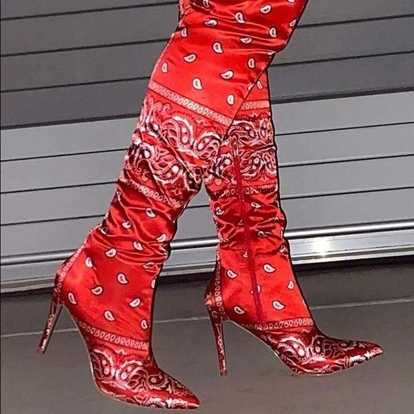 boots over-the-knee high women's stiletto high-heeled winter print totem women, Black
boots over-the-knee high women's stiletto high-heeled winter print totem women, Black