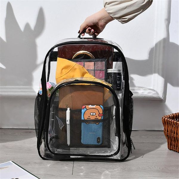 backpack style waterproof transparent teenage school bag see through backpacks large capacity solid clear
backpack style waterproof transparent teenage school bag see through backpacks large capacity solid clear