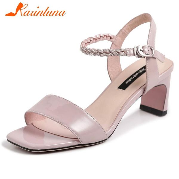 dress shoes karin elegant female casual office handmade sandals open toe cow leather brand high heels women, Black
dress shoes karin elegant female casual office handmade sandals open toe cow leather brand high heels women, Black