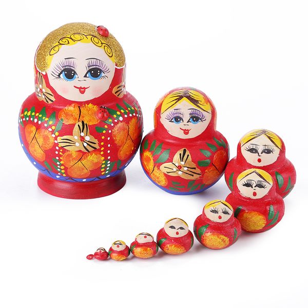 10 layers wooden russian nesting doll toys cute girls matryoshka kids toys gifts fashion deskornament xmas wish#38
10 layers wooden russian nesting doll toys cute girls matryoshka kids toys gifts fashion deskornament xmas wish#38