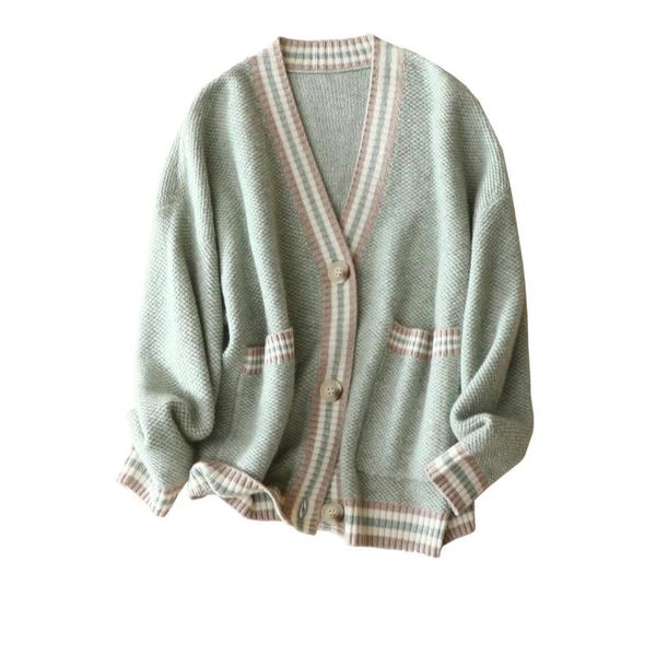 women's knits & tees knitted sweaters for women cashmere oversized female streetwear single breasted cardigan fall clothes cute, White
women's knits & tees knitted sweaters for women cashmere oversized female streetwear single breasted cardigan fall clothes cute, White