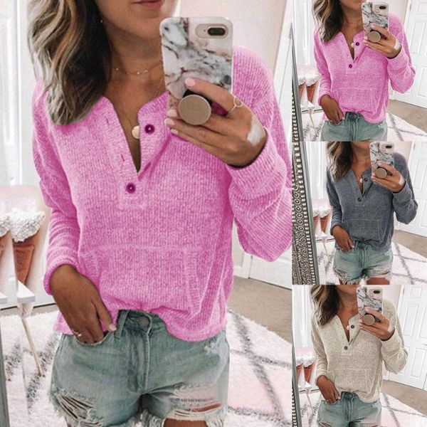women v neck long sleeve button rib blouse casual solid color basic shirt blusas lady plus size 5xl women's blouses & shirts, White
women v neck long sleeve button rib blouse casual solid color basic shirt blusas lady plus size 5xl women's blouses & shirts, White
