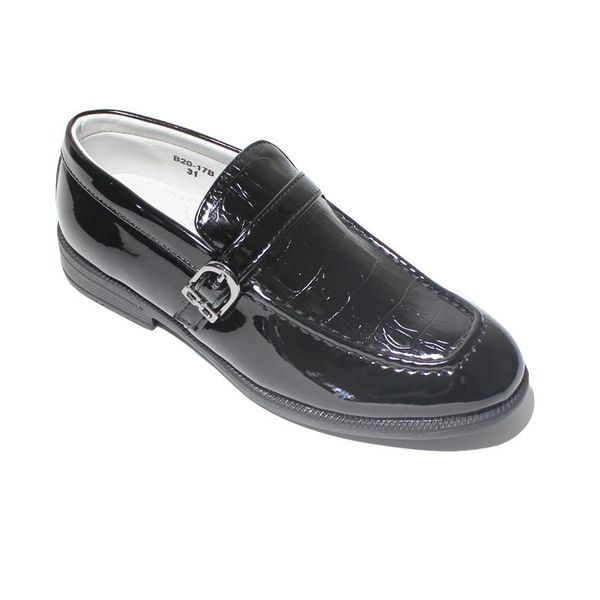 flat shoes boys formal suit wedding page school prom smart childreds classic black patent brogue hook and loop kids, Black;grey
flat shoes boys formal suit wedding page school prom smart childreds classic black patent brogue hook and loop kids, Black;grey
