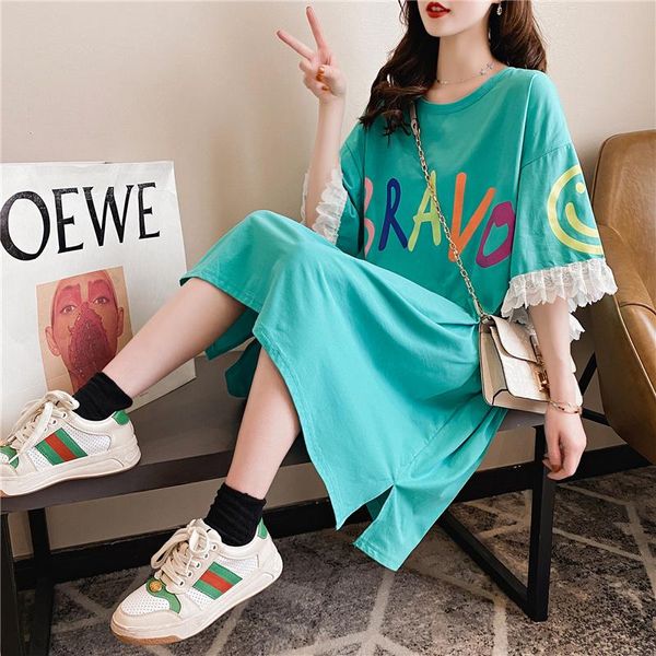 maternity dresses 705# clothes summer short sleeves o neck t shirt loose stylish dress pregnant women pregnancy, White
maternity dresses 705# clothes summer short sleeves o neck t shirt loose stylish dress pregnant women pregnancy, White
