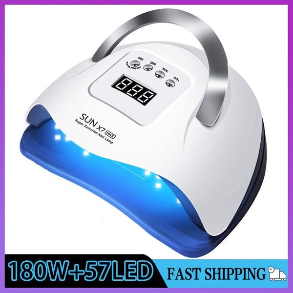 nail dryers 220w sun x7 max manicure lamp uv led dryer 57 leds for curing gel varnish timer auto sensor tools
nail dryers 220w sun x7 max manicure lamp uv led dryer 57 leds for curing gel varnish timer auto sensor tools
