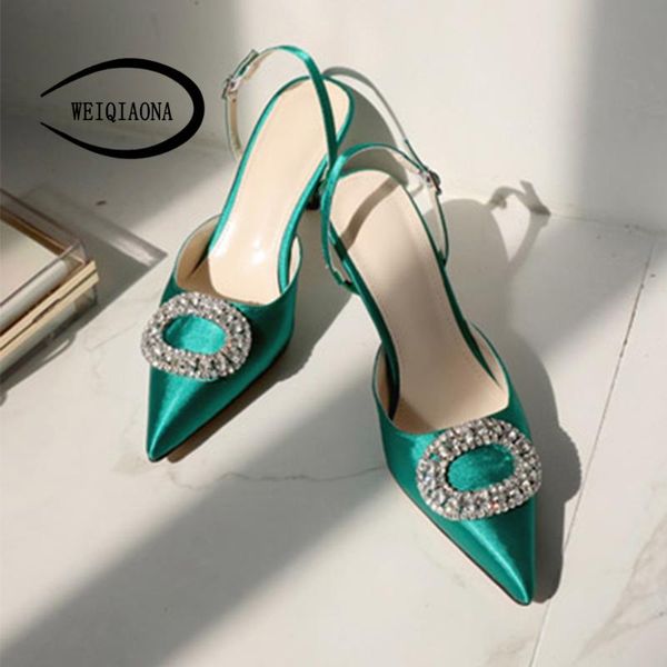 brand design women slik luxury crystal shoes high heels pointed toe party ladies dress, Black
brand design women slik luxury crystal shoes high heels pointed toe party ladies dress, Black