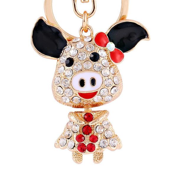 keychains factory direct sales alloy rhinestone pig mother keychain men and women bags car key pendant, Silver
keychains factory direct sales alloy rhinestone pig mother keychain men and women bags car key pendant, Silver