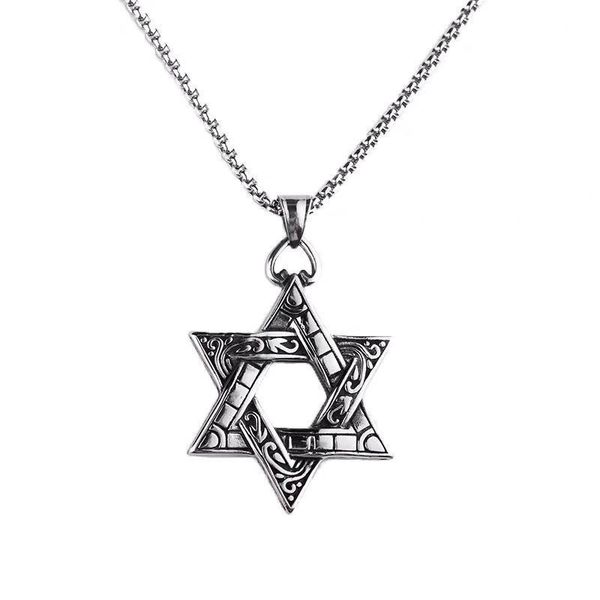pendant necklaces six pointed star necklace male hip hop street bungee nightclub trendy female sweater chain accessories cool, Silver
pendant necklaces six pointed star necklace male hip hop street bungee nightclub trendy female sweater chain accessories cool, Silver