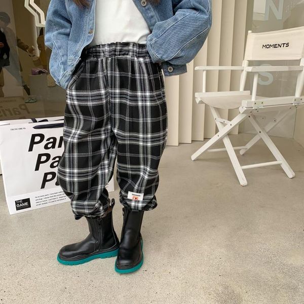 spring arrival cotton children's trousers loose plaid all-match casual girl's long pants for fashion baby girls and boys, Blue
spring arrival cotton children's trousers loose plaid all-match casual girl's long pants for fashion baby girls and boys, Blue
