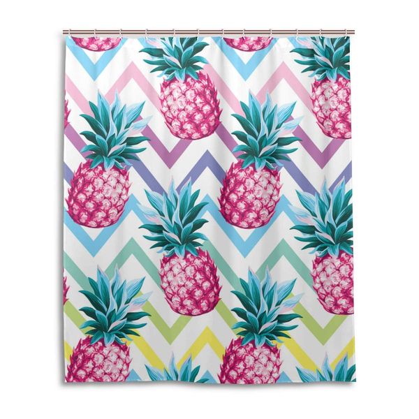shower curtain cute pink pineapple summer fruit polyester fabric waterproof 62 x 72 inches set with 12 hooks for bathroom
shower curtain cute pink pineapple summer fruit polyester fabric waterproof 62 x 72 inches set with 12 hooks for bathroom
