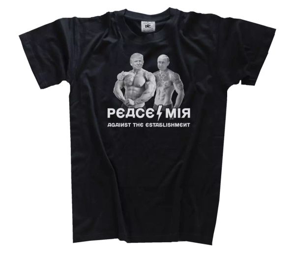 trump y putin paz un conmigo against the establishment camiseta s-xxxl, White;black
trump y putin paz un conmigo against the establishment camiseta s-xxxl, White;black