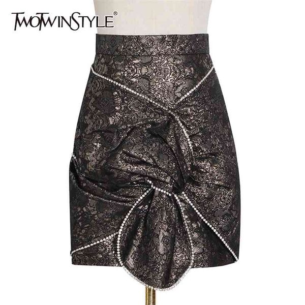 printed kink skirt for women high waist patchwork pearl mini vintage skirts female fashion clothing 210521, Black
printed kink skirt for women high waist patchwork pearl mini vintage skirts female fashion clothing 210521, Black