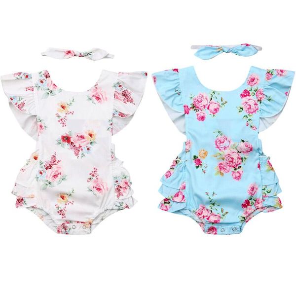 rompers born infant baby girls romper floral ruffle sleeveless backless jumpsuit+headband 2pcs outfits clothes set 0-24m, Blue
rompers born infant baby girls romper floral ruffle sleeveless backless jumpsuit+headband 2pcs outfits clothes set 0-24m, Blue
