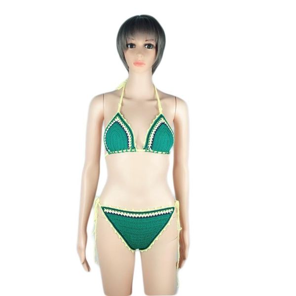 swimsuit open back swimsuit women's net red same hand hook knitted split swimsuit set small fresh sling bikini, White;black
swimsuit open back swimsuit women's net red same hand hook knitted split swimsuit set small fresh sling bikini, White;black