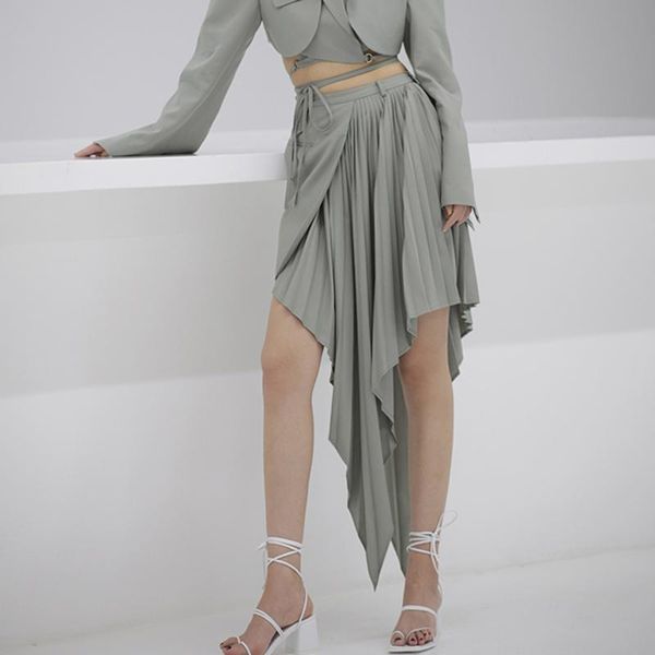 asymmetrical ruched skirt for women high waist irregular casual midi black skirts female fashion clothing 2021 summer k987
asymmetrical ruched skirt for women high waist irregular casual midi black skirts female fashion clothing 2021 summer k987