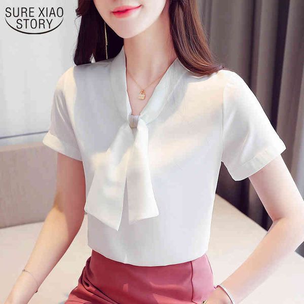 casual short sleeve solid shirt chiffon pullover blouse blusas mujer de moda women summer v neck 9569 210508, White
casual short sleeve solid shirt chiffon pullover blouse blusas mujer de moda women summer v neck 9569 210508, White