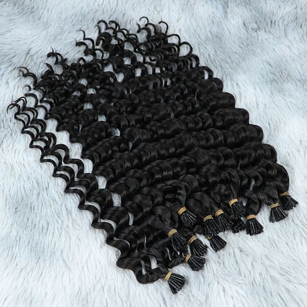malaysian deep wave remy pre-bonded human hair i nail tip in hairs extension 100 strands per pack 1g/s for women natural color, Black
malaysian deep wave remy pre-bonded human hair i nail tip in hairs extension 100 strands per pack 1g/s for women natural color, Black
