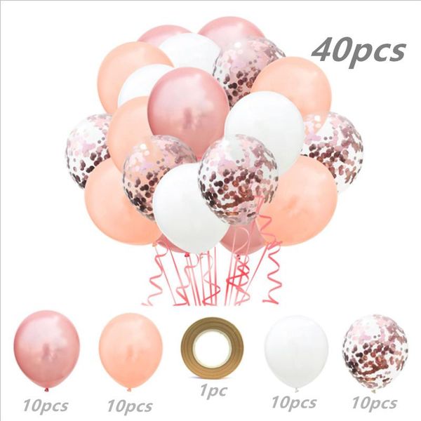 balloon set 40 10 inch rose gold balloons confetti birthday party decoration wedding year
balloon set 40 10 inch rose gold balloons confetti birthday party decoration wedding year
