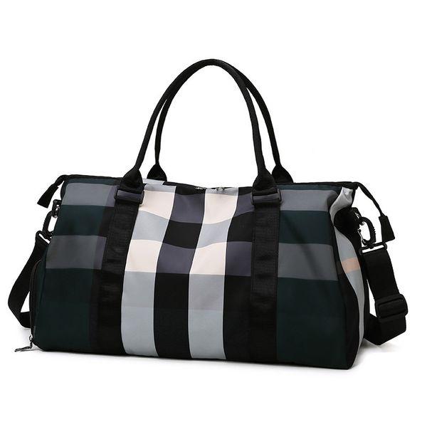 fashion lattice short distance travel bag portable large capacity out luggage dry wet separation sports fitness, Blue;pink
fashion lattice short distance travel bag portable large capacity out luggage dry wet separation sports fitness, Blue;pink