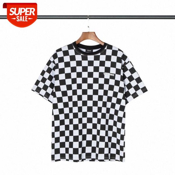 we11done wf early spring full print plaid oversized round neck short sleeve t-shirt #f92o, White;black
we11done wf early spring full print plaid oversized round neck short sleeve t-shirt #f92o, White;black