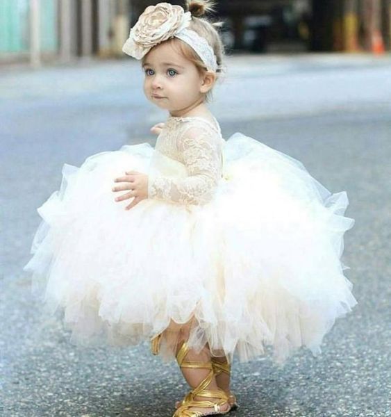 simple flower girl dress lace applique baby long sleeve child baptism first communion tz11 girl's dresses, Red;yellow
simple flower girl dress lace applique baby long sleeve child baptism first communion tz11 girl's dresses, Red;yellow