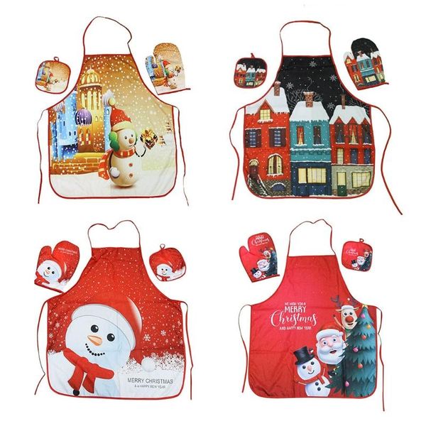 aprons m17d 3 pack kitchen apron heat-resistant glove and pot holder christmas cooking adjustable bib for men women 4 pattern
aprons m17d 3 pack kitchen apron heat-resistant glove and pot holder christmas cooking adjustable bib for men women 4 pattern