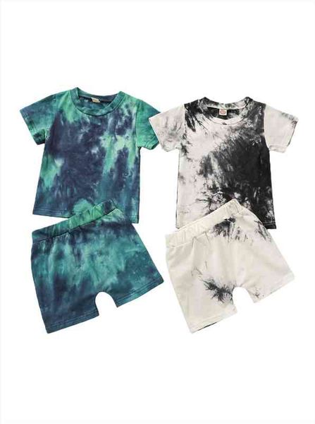 summer 2pcs kid boys outfit toddlers tie dye printing short sleeve casual shorts set clothes, White
summer 2pcs kid boys outfit toddlers tie dye printing short sleeve casual shorts set clothes, White